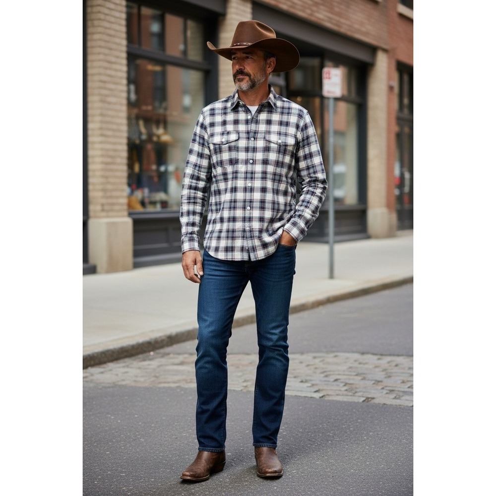 Ralph Lauren Golf Tilden L Plaid Button Down Long Sleeve Shirt 100% Cotton - Picture 5 of 5